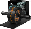 VINSGUIR Ab Roller Wheel, Abs & Core Workout Equipment for Home Gym with Knee Pad Accessories, Abdominal Wheel for Full-body Strength Training by CozyNest Decor