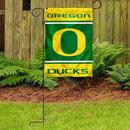 College Flags & Banners Co. Ducks Garden Banner Flag with Flag Pole Stand Set by GreenHaven Gardens