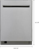 Kenmore 24" Built-In Dishwasher - UltraWash Plus, SmartWash, Accela Wash, Sanitize Rinse, TurboDry, and Removable Third Rack - 15 Place Settings - 49 DBA - ENERGY STAR Certified - Stainless Steel by CozyNest Decor