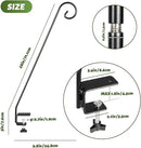MIXXIDEA Heavy Duty Deck Rail Pole Deck Hook, Extensible and Adjustable Deck Hook for Hanging Bird Feeder, Plants, Suet Baskets,Wind Chimes,Lanterns by GreenHaven Gardens