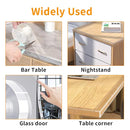 1.57 in x 9.84 FT,Corner Protector Baby,Clear Edge Protector Strip,Sharp Edge Wrap Cover Tape,Self Adhesive Protective Bumper Guards for Cabinet Door,Desk,Glass Table,Bed Furniture and Wall by TinyTreasures Baby Boutique