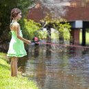 ODDSPRO Kids Fishing Pole Pink, Portable Telescopic Fishing Rod and Reel Combo Kit - with Spincast Fishing Reel Tackle Box for Girls, Youth by TinyTreasures Baby Boutique