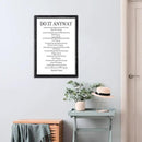 Do It Anyway Mother Teresa Wall Art Decor 16x11 Inch Wooden Framed Wall Hanging Sign (Black) by CozyNest Decor