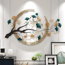 Umbifa Ginkgo Leaf Metal Art Decor 52.7 in * 32.7in 3D Metal Wall Sculpture for Living Room Porch Room Bedroom Modern Art Decor by CozyNest Decor