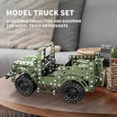 Lucky Doug STEM Building Projects Model Truck Set - Building Toys for Kids Ages 8-12, Assembly Science Army Toys for Boys 8 9 10 11 Years Old by TinyTreasures Baby Boutique