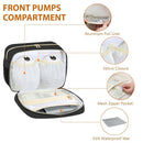 PIIOSER Insulated Baby Bottle Bag with Ice Pack, Breastmilk Cooler Compatible with Wearable Breast Pumps & Accessories - Breastfeeding On The Go Travel for Nursing & Working Moms, Black by TinyTreasures Baby Boutique