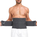 Abdominal Binder for Men and Women – Post Surgery & Postpartum Recovery Hernia Support Belt Waist Trainer for Men Adjustable Compression Wrap (Black,L) by TinyTreasures Baby Boutique