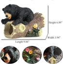 Bear Decorative Gutter Downspout Extension, Resin Sculpture, 9.8x3.9x6.9 inches, Handmade, All Seasons, Outdoor Statue by GreenHaven Gardens