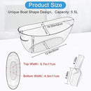 Ice Buckets for Parties,Ice Bucket Bowls of 2pcs with Scoops(2pcs)&Metal Wine Bottle Opener,5.5L Large Clear Acrylic Ice Champagne Buckets Tub for Parties,Mimosa Bar Supplies,Beer,Beverage&Drinks by CozyNest Decor