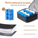 NCVI Breast Pump Bag, Double Layer Removable Pump Bag for Spectra S1, S2, Medela, Breast Pump Backpack with Ice Pack, Insulated Breast Milk Cooler Bag for Working Nursing Moms, Black by TinyTreasures Baby Boutique