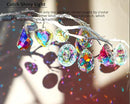 Crystal Prism Suncatchers, Rainbow Hanging Crystals Ornament Pendant for Window, Chandelier Part Replacement for Lamps Decoration,Pack of 12 by GreenHaven Gardens