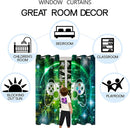 Gaming Blackout Curtains for Boys - 2Pcs Game Windows Curtain Panels for Boys Bedroom Green Gaming Console Curtains for Teens Boys Kids Room Decor Grommet Top, 82 in x 63 in by TinyTreasures Baby Boutique