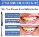 Bright White Smile 35% 10 Pack Teeth Whitening Gel Refills Bleaching Gel, No Sensitive Teeth Whitener, Great for Sensitive Tooth Whitening, Works with Teeth Whitening LED Light and Trays (10 X 3ML) by CozyNest Decor