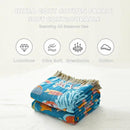 MSGKV Throw Blanket for Couch Cotton Muslin Breathable Cute Ocean Animals Blanket 50"x60" Sofa Chair Blankets for All Seasons Lightweight Farmhouse Blankets Home Decor by CozyNest Decor