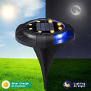K.E.J. Solar Ground Lights 12 Pcs Disk Lights Outdoor - Waterproof In-Ground Lights,Solar Landscape Lighting as Valentine's Day Decorations Outdoor for Garden Pathway Yard Deck Walkway Driveway by GreenHaven Gardens