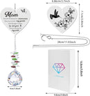 Memorial Gifts for Loss of Mom, Sympathy Gifts for Loss of Mom, Mom in Heaven Memorial Crystal Suncatcher for Window Home Decor (Mom) by GreenHaven Gardens