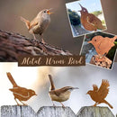 5PCS Rusty Birds Decoration, Metal Birds Yard Decor, Metal Birds Craft Statue Ornaments - Garden Sculptures and Yard Art, Fence Decorations Outdoor by GreenHaven Gardens