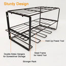 Tool Organizer, Power Tool Organizer Wall Mount with 3 Layers Tool Storage Rack for Drill Holders (Medium) by GreenHaven Gardens