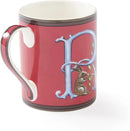 Spode Kit Kemp 12oz Mug in Fine China, R Initial - Custom Coffee Cup for Hot Beverages, Personalized Gift Idea for Her, Him, Friends, Coffee Lovers - Stylish Letter Mug for Daily Use, Dishwasher Safe by CozyNest Decor