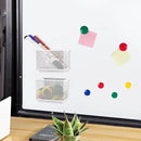 White Magnetic Basket, Magnetic Pencil Holder for whiteboard, Wire Mesh Magnetic Refrigerate Organizer, Magnetic shelf Desktop Storage, 3.42'' x 2.36'' x 2.55'',Set of 4 by CozyNest Decor