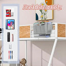 Bedside Caddy, Bed Organizer with 11 Pockets and Power Strip Holder,Versatile Bedside Storage Caddy for Home,Dorm,Bunk,Hospital,Crib Bed (Grey) by CozyNest Decor