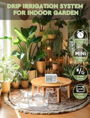 [2025 Upgraded] Automatic Drip Irrigation Kit, 15 Potted Indoor Houseplants Support, Indoor Automatic Watering System for Plants, with Digital Programmable Water Timer by GreenHaven Gardens