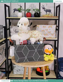 FANKANG Storage Basket,Nursery Hamper Canvas Laundry Basket Foldable with Waterproof PE Coating Storage, Office, Bedroom, Clothes,Toys (Rec-Black Cube) by TinyTreasures Baby Boutique
