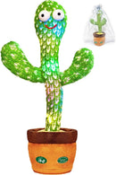 Cactus Baby Toy can be Adjusted Volume, Dancing Singing Musical Gift with LED Light. Baby Toy for Kids Talking Smart Toys, Talking Cactus Exquisite Yarn Bag Packaging by TinyTreasures Baby Boutique