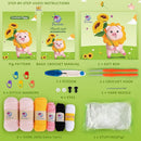 Crochet Kit for Beginners, Crochet Kit w Step-by-Step Video Tutorials, Crochet Starter Kit Learn to Crochet Kits for Adults Kids Beginners, Crochet Kit Pig (40%+ Yarn Content) by TinyTreasures Baby Boutique