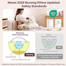 Momcozy Pioneering Safety Fence Nursing Pillow for Breastfeeding- Wider Feeding Pillows for More Support for Mom & Baby- Easier Nursing & Hand Free- Fit for All, Removable Cotton Cover by TinyTreasures Baby Boutique