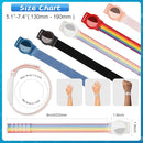 Waterproof Air Tag Bracelet for Kids (2 Pack), Soft Nylon Hidden Air Tag Wristband Full Cover Lightweight GPS Tracker Holder Compatible with Apple AirTag Band for Toddler Child (Rainbows) by TinyTreasures Baby Boutique
