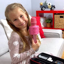 BONAOK Wireless Bluetooth Karaoke Microphone,3-in-1 Portable Handheld Karaoke Mic Speaker Machine Home Party Birthday for All Smartphones Q37 (P-Ink) by TinyTreasures Baby Boutique