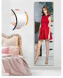 Shatterproof Wall Mirror Full Length for Bedroom, Acrylic Gym Mirrors For Home, Extra Thick: 0.1 inch, 10 x 10 inch x 4 Pcs, Workout Mirrors Safe for Kids, Over The Door, Long Wall Mounted by CozyNest Decor