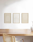 HAUS AND HUES Set of 3 Wooden Frames - 11x17 Natural Wood Picture Frames, Oak Beige by CozyNest Decor