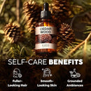 Kukka Cedarwood Essential Oil for Hair Skin & Diffuser - 4 Fl Oz - 100% Natural Cedarwood Oil for Hair Aromatherapy Soap Making Scent