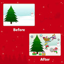 Skillmatics Foil Fun - Holiday Magic, No Mess Art for Kids, Christmas Craft Kits & Supplies, DIY Creative Activity, Travel Toys, Gifts for Boys & Girls Ages 4, 5, 6, 7, 8, 9 by TinyTreasures Baby Boutique