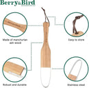 Berry&Bird Loop Weeder, 12.6-Inch Gardening Weed Cutter/Remover, Garden Weeding Scraper Tool with Wood Handle for Gardening, Lawn, Yard Work by GreenHaven Gardens
