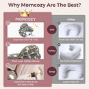 Momcozy Original Nursing Pillow for Breastfeeding-Pioneering Safety Fence- Wider Feeding Pillows for More Support for Mom & Baby- Easier Nursing & Hand Free- Fit for All, Removable Cotton Cover by TinyTreasures Baby Boutique