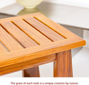 NNN 36" Commercial Teak Shower Bench - 8 Non-Slip Leveling Feet & 350 lbs Capacity | Rock-Solid Stability for Seniors & Spa Safety | Waterproof Design for Saunas/Outdoor Pools (Patented) by TinyTreasures Baby Boutique