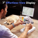 TOMLOV DM301 Pro Microscope for Kids Adults Students, Digital Microscope with 7" Screen, USB & HDMI Output, Wireless Biological Educational Science Scope Camera with Slides Kits for Classroom Home Lab by TinyTreasures Baby Boutique