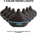Diffusers for Essential Oils Large Room, 550ml Essential Oil Diffusers with Remote Control, Ultrasonic Oil Diffuser with Timer, 7 Colors Light for Bedroom by CozyNest Decor