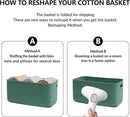 Large Storage Baskets for Shelves, Closet Organizers Bins for Clothes Blanket Towels, Baby Nursery, Toy Baskets Box, Woven Rope Baskets, 17 x 13 x 7.5”, 3 Packs Green by CozyNest Decor