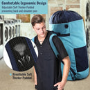 Laundry Bag Backpack, 125L Extra Large Travel Laundry Bags with Shoulder Straps, Adjustable & Extendable Design, Laundry Hamper Bag with 3 Pockets for Laundromat, College, Travel, Camping by TinyTreasures Baby Boutique