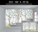 WFBHUA-Kids Wallpaper Watercolor Forest Cartoon Animals Wall Murals Suitable for Nursery Boys Girls Bedroom Room (Not Peel and Stick) by CozyNest Decor