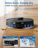 ECOVACS DEEBOT T30C Robot Vacuum and Mop, 20,000Pa Suction, TruEdge Adaptive Edge Mopping, ZeroTangle 2.0 Technology, Hot Water Washing, Self-Emptying, Auto-Lift Mopping, Obstacle Avoidance by CozyNest Decor