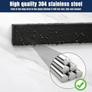 Dmore magnetic knife holder for wall—with 3 hooks, No Drilling 16 Inch black knife magnetic strip, Powerful knife magnet rack, include Adhesive Tape and screws for Knives, Utensils, and Tools by CozyNest Decor