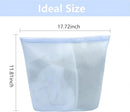laundry bag with handles mesh laundry bags washing machine laundry totes travel storage and sorting bag for Clothes laundry bag for delicates (Blue) by TinyTreasures Baby Boutique