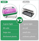 Verdenu Seed Starter Tray with Grow Light, 2 Pack 80 Cells Seed Starter Kit with Humidity Dome, Adjustable Brightness Seed Tray with Smart Timer, 3 Modes, 4 Timing, Seed Germination Kit for Indoor