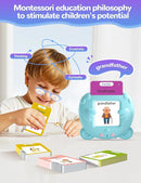 German and English Talking Flash Cards for Toddlers, 510 Sight Words Bilingual Learning Toys for Children, Autism Pocket Speech Therapy Toys, Deutsch Vocabulary Educational Flashcards by TinyTreasures Baby Boutique