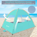 Gorich Beach Tent Sun Shelter for 3/4-5/6-7/8-10 Person with UPF 50＋ UV Protection, Lightweight & Easy Setup Beach Shade Canopy, Portable Beach Shade Tent Beach Cabana by TinyTreasures Baby Boutique